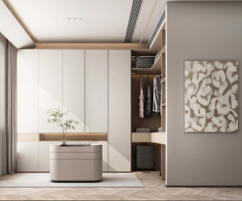 Modern Clothes Storage Area-ID:306277049