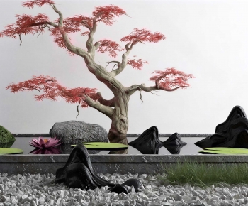 New Chinese Style Rockery Waterscape-ID:115314011