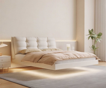 Modern Double Bed-ID:328768014
