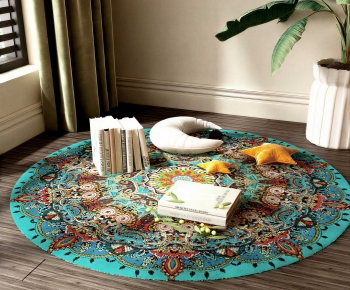 Modern Circular Carpet-ID:479765897