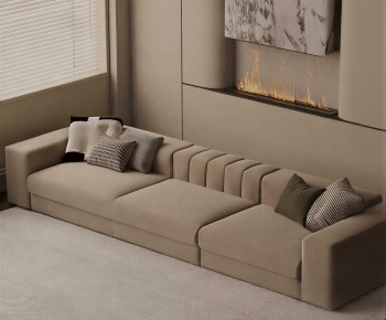 Modern Three-seat Sofa-ID:436795951