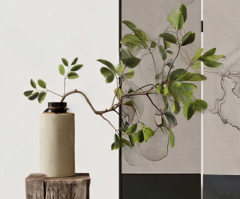 Modern Potted Green Plant-ID:542340361