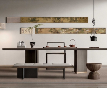 New Chinese Style Tea Tables And Chairs-ID:766539687