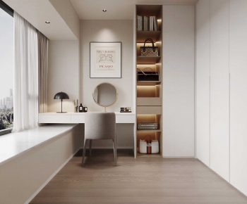 Modern Clothes Storage Area-ID:331732991