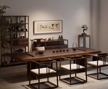 New Chinese Style Tea Tables And Chairs-ID:103240977