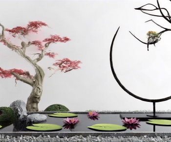 New Chinese Style Rockery Waterscape-ID:116755019