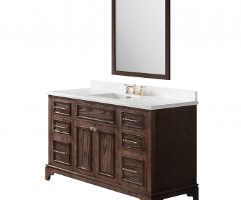 European Style Bathroom Cabinet-ID:787179528