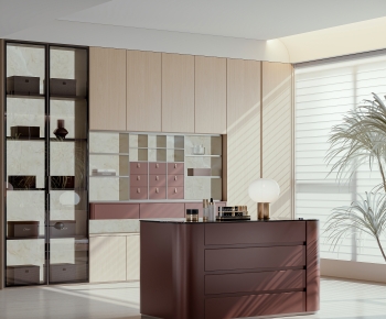 Modern Clothes Storage Area-ID:861697912