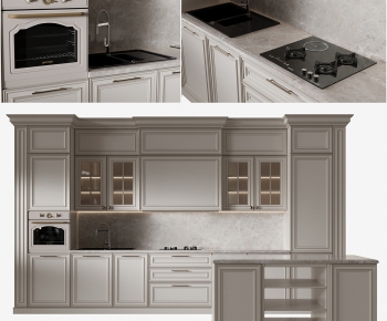 European Style Kitchen Cabinet-ID:264095071