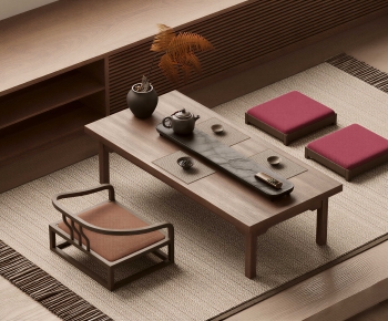 New Chinese Style Tea Tables And Chairs-ID:314986949