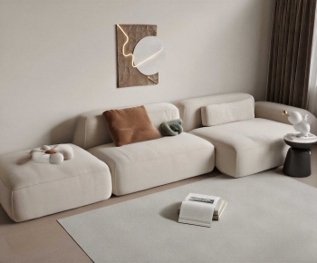 Modern Three-seat Sofa-ID:396137003