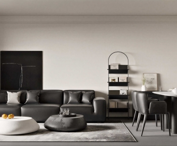 Modern A Living Room-ID:501862051