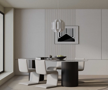 Modern Dining Table And Chairs-ID:638288025