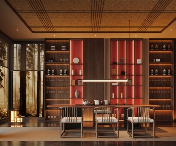 New Chinese Style Tea House-ID:205269108