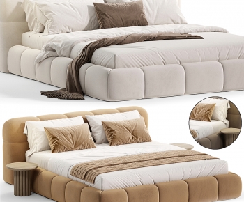 Modern Double Bed-ID:475703952