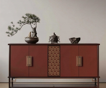 New Chinese Style Entrance Cabinet-ID:797156106