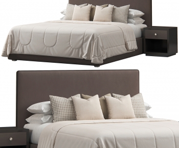 Modern Double Bed-ID:330501087