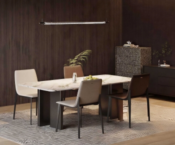 Modern Dining Table And Chairs-ID:634366997