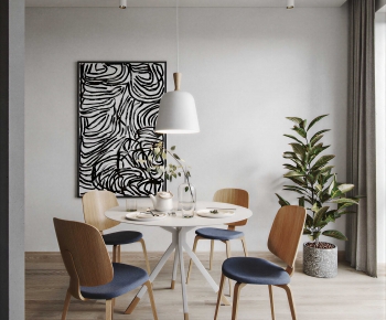 Nordic Style Dining Room-ID:480740074