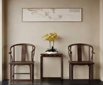 New Chinese Style Lounge Chair-ID:592418916