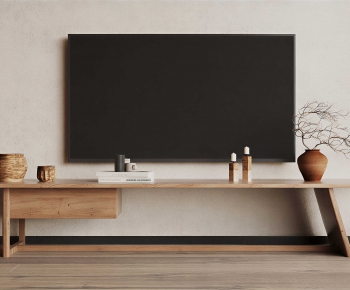 Wabi-sabi Style TV Cabinet-ID:780739079