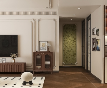 French Style A Living Room-ID:711419638