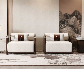 Modern Single Sofa-ID:528534897