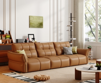 Modern Three-seat Sofa-ID:351350346