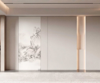 New Chinese Style TV Wall-ID:570272925