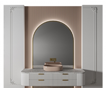 Modern Bathroom Cabinet-ID:132397894