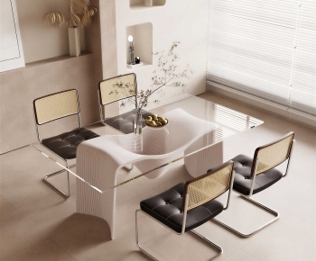 Modern Dining Table And Chairs-ID:544464111