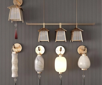 New Chinese Style Wall Lamp-ID:425317057