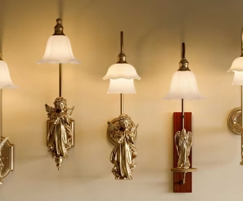 French Style Wall Lamp-ID:493386982