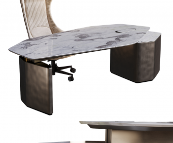 Modern Office Desk And Chair-ID:680248984