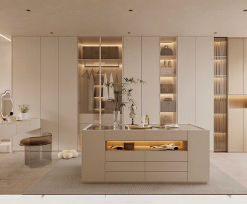 Modern Clothes Storage Area-ID:897341979