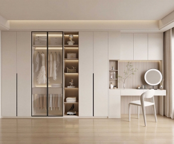 Modern Clothes Storage Area-ID:800242908