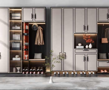 New Chinese Style Shoe Cabinet-ID:733780934