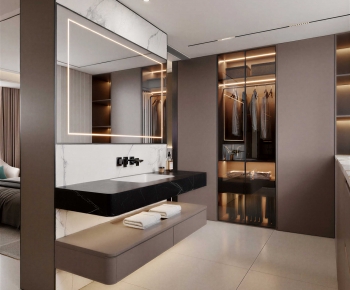 Modern Clothes Storage Area-ID:351562026