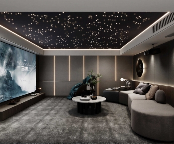 Modern Audiovisual Room-ID:493218902