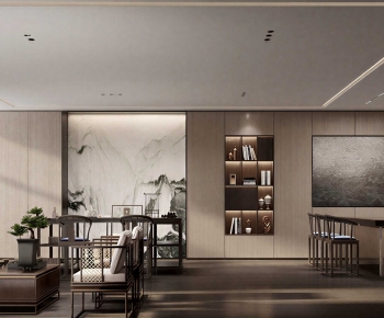 New Chinese Style Manager's Office-ID:568921092