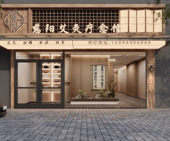 New Chinese Style Facade Element-ID:104520354