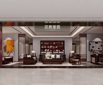 New Chinese Style Facade Element-ID:627799082