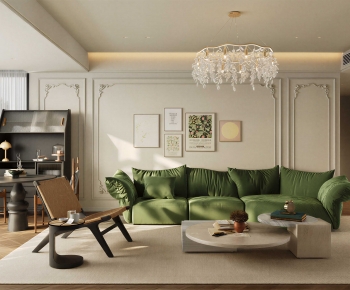 French Style A Living Room-ID:468554024