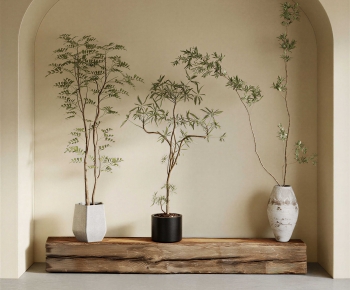 Modern Potted Green Plant-ID:739049918