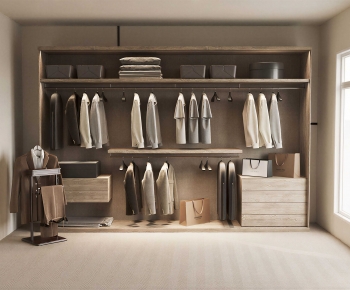 Modern Clothes Storage Area-ID:937875999