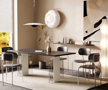 Modern Dining Table And Chairs-ID:477857114