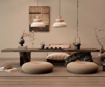 Wabi-sabi Style Tea Tables And Chairs-ID:453866002