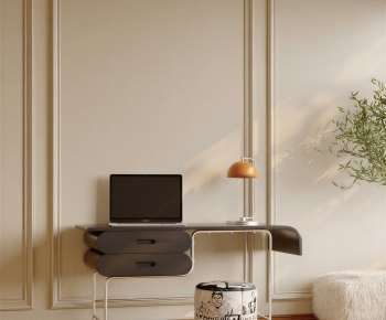 Modern Computer Desk And Chair-ID:166438109