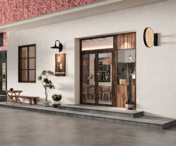 Wabi-sabi Style Facade Element-ID:356705903