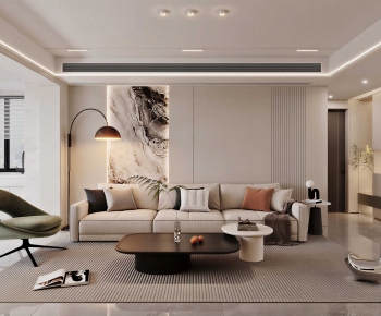 Modern A Living Room-ID:195250992